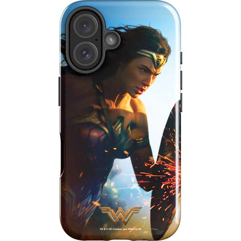 DC Comics Wonder Woman Action Pose Poster iPhone 16 Plus Impact Case