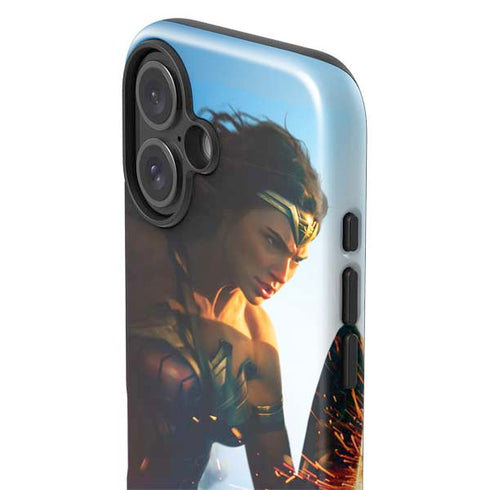 DC Comics Wonder Woman Action Pose Poster iPhone 16 Plus Impact Case