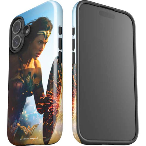 DC Comics Wonder Woman Action Pose Poster iPhone 16 Plus Impact Case