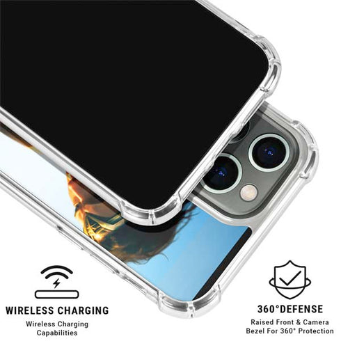 DC Comics Wonder Woman Action Pose Poster iPhone 16 Pro Clear Case