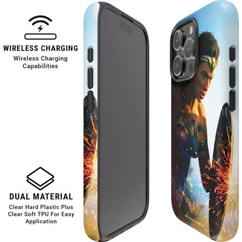 DC Comics Wonder Woman Action Pose Poster iPhone 16 Pro Magsafe Impact Case