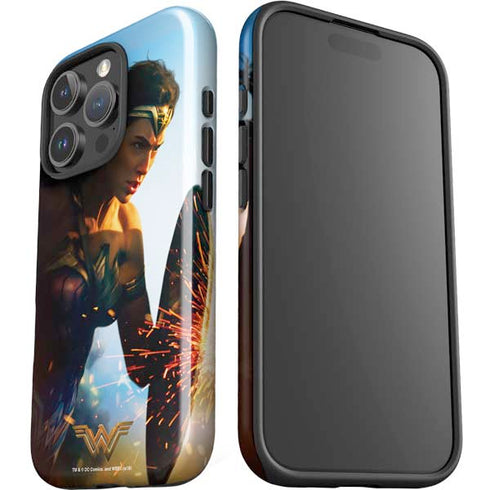 DC Comics Wonder Woman Action Pose Poster iPhone 16 Pro Max Impact Case