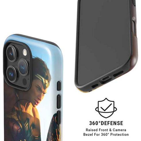 DC Comics Wonder Woman Action Pose Poster iPhone 16 Pro Max Magsafe Impact Case