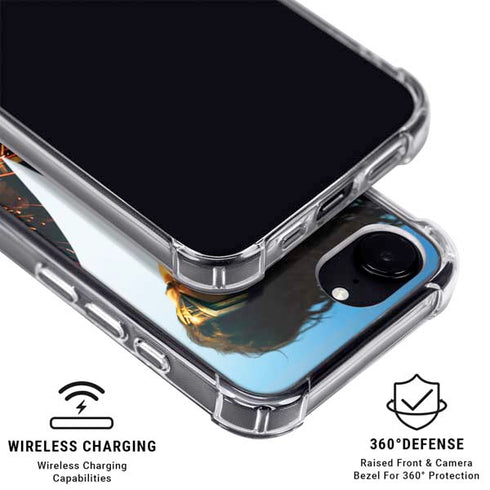 DC Comics Wonder Woman Action Pose Poster iPhone 16e MagSafe Case