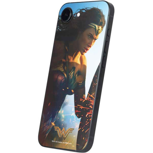 DC Comics Wonder Woman Action Pose Poster iPhone 16e Skin