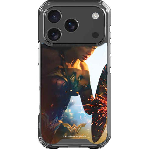 DC Comics Wonder Woman Action Pose Poster iPhone 18 Pro Clear Case