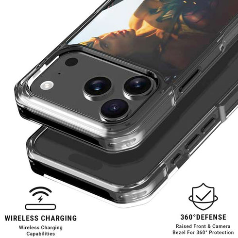 DC Comics Wonder Woman Action Pose Poster iPhone 18 Pro Clear Case