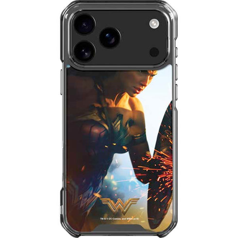 DC Comics Wonder Woman Action Pose Poster iPhone 18 Pro Max Clear Case