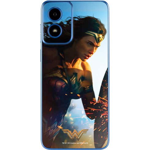 DC Comics Wonder Woman Action Pose Poster Moto G Play 4G (2024) Skin