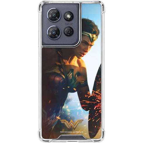 DC Comics Wonder Woman Action Pose Poster Moto G Play 5G (2025) Clear Case