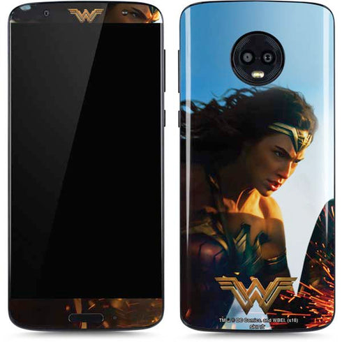 DC Comics Wonder Woman Action Pose Poster Moto G6 Skin