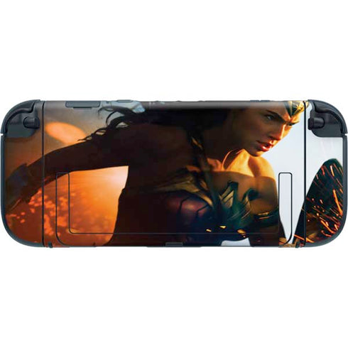 DC Comics Wonder Woman Action Pose Poster Nintendo Switch 2 (2025) with Joy-Con Skin