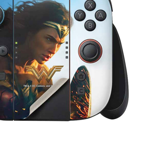 DC Comics Wonder Woman Action Pose Poster Nintendo Switch 2 (2025) Joy-Con Controller Skin