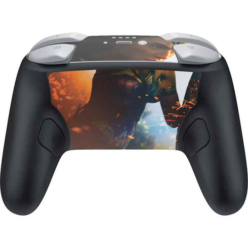 DC Comics Wonder Woman Action Pose Poster Nintendo Switch 2 (2025) Pro Controller Skin