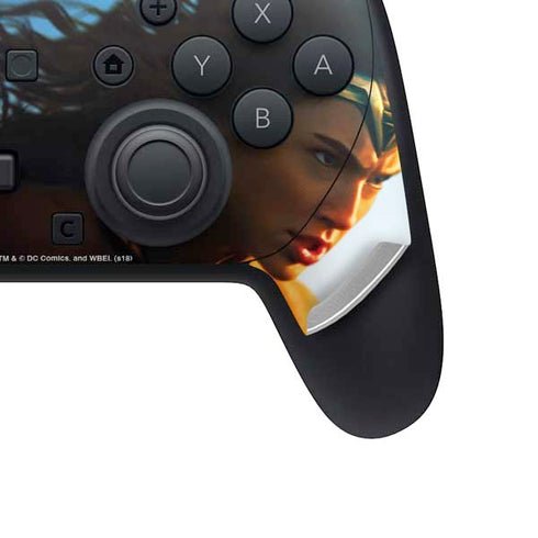 DC Comics Wonder Woman Action Pose Poster Nintendo Switch 2 (2025) Pro Controller Skin