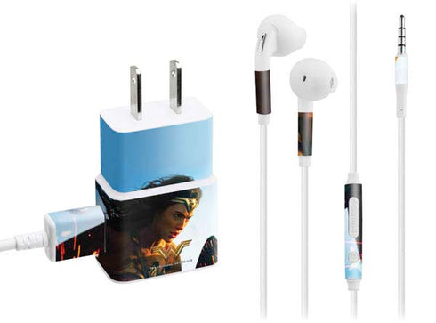 DC Comics Wonder Woman Action Pose Poster Phone Charger Skin