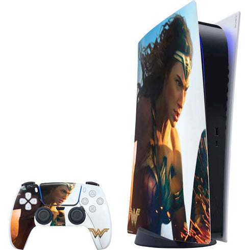 DC Comics Wonder Woman Action Pose Poster PlayStation PS5 Skins