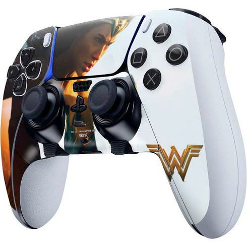 DC Comics Wonder Woman Action Pose Poster PS5 DualSense Edge Pro Controller Skin