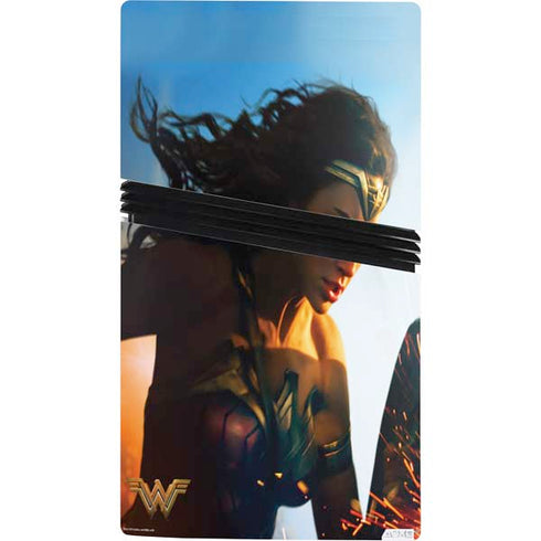 DC Comics Wonder Woman Action Pose Poster PS5 Pro Bundle Skin