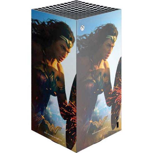 DC Comics Wonder Woman Action Pose Poster XBox Series X Digital Edition Console Skin