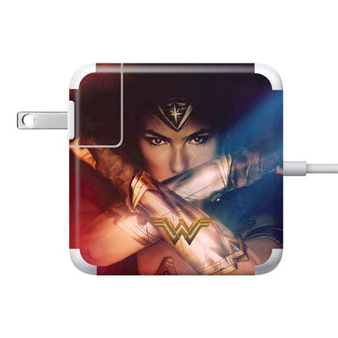 DC Comics Wonder Woman Profile Character Poster 85W Power Adapter (15 and 17 inch MacBook Pro Charger) Skin