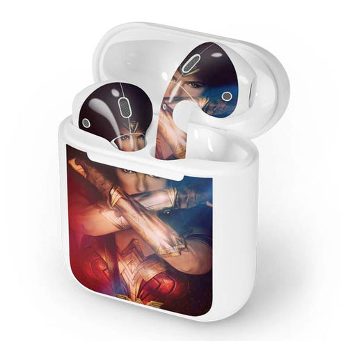DC Comics Wonder Woman Profile Character Poster Apple AirPods Skin