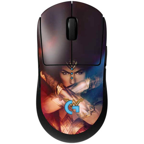 DC Comics Wonder Woman Profile Character Poster G Pro Wireless Gaming Mouse Skin