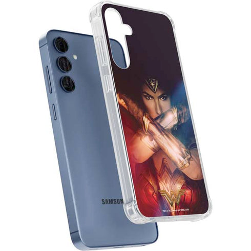 DC Comics Wonder Woman Profile Character Poster Galaxy A35 5G Clear Case
