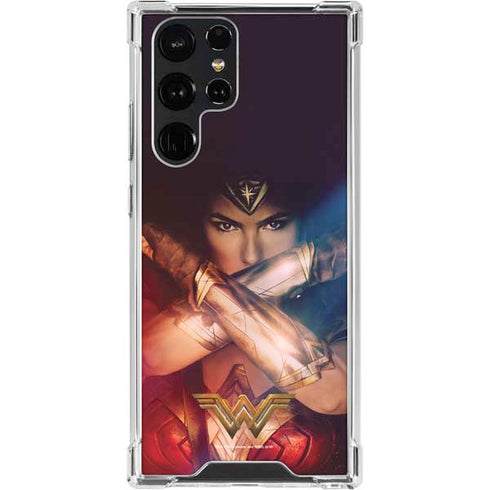 DC Comics Wonder Woman Profile Character Poster Galaxy S23 Ultra Clear Case