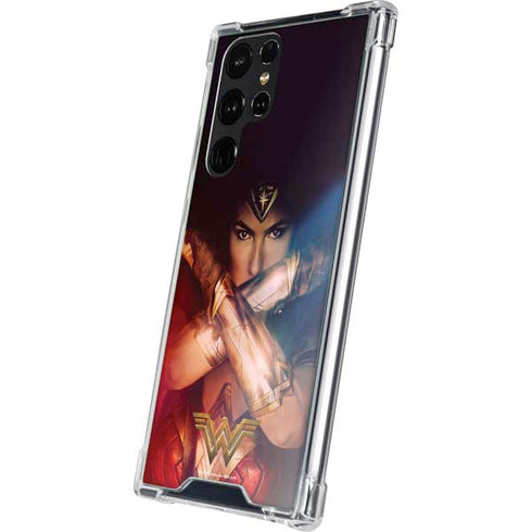 DC Comics Wonder Woman Profile Character Poster Galaxy S23 Ultra Clear Case