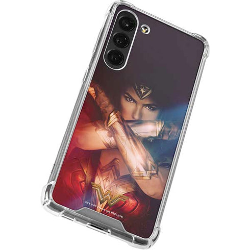 DC Comics Wonder Woman Profile Character Poster Galaxy S24 FE Clear Case