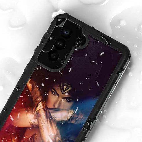 DC Comics Wonder Woman Profile Character Poster Galaxy S24 Plus Waterproof Case