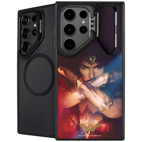 DC Comics Wonder Woman Profile Character Poster Galaxy S25 Ultra Kickstand Case