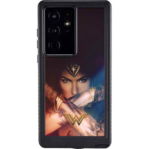 DC Comics Wonder Woman Profile Character Poster Galaxy S24 Ultra Waterproof Case