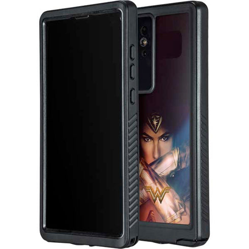 DC Comics Wonder Woman Profile Character Poster Galaxy S24 Ultra Waterproof Case