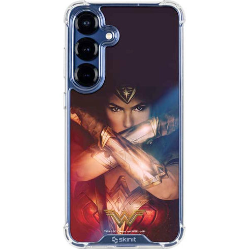 DC Comics Wonder Woman Profile Character Poster Galaxy S25 Clear Case