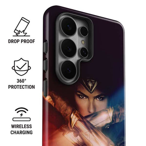 DC Comics Wonder Woman Profile Character Poster Galaxy S26 Ultra Impact Case