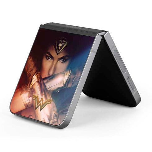 DC Comics Wonder Woman Profile Character Poster Galaxy Z Flip6 Skin