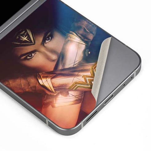 DC Comics Wonder Woman Profile Character Poster Galaxy Z Flip6 Skin