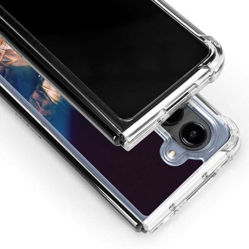 DC Comics Wonder Woman Profile Character Poster Galaxy Z Fold5 5G Clear Case