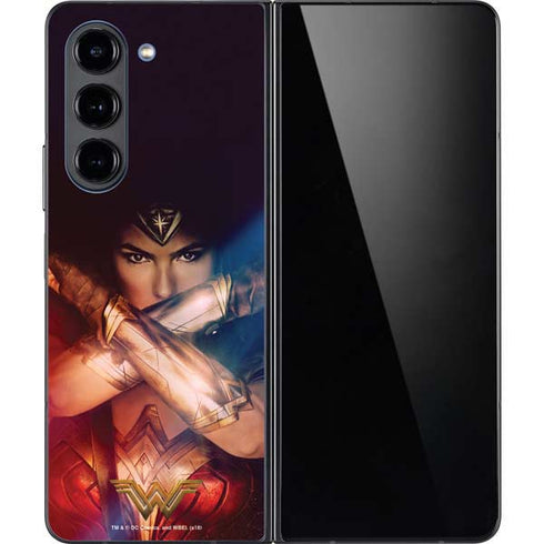 DC Comics Wonder Woman Profile Character Poster Galaxy Z Fold5 5G Skin