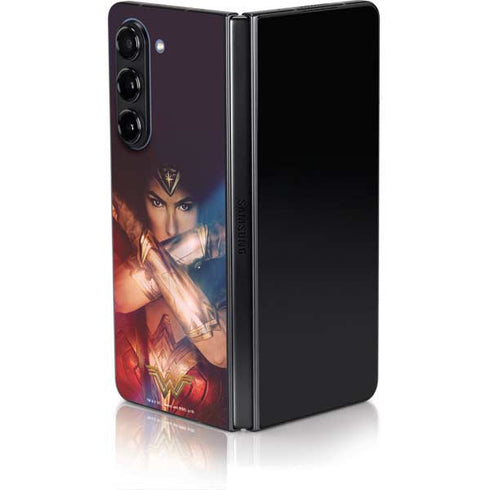 DC Comics Wonder Woman Profile Character Poster Galaxy Z Fold5 5G Skin