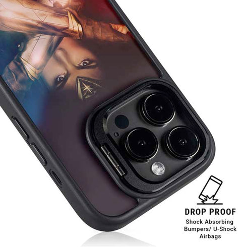 DC Comics Wonder Woman Profile Character Poster iPhone 13 Pro Max Kickstand Case