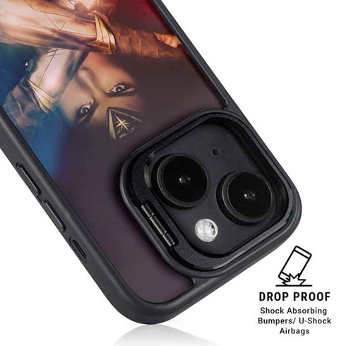 DC Comics Wonder Woman Profile Character Poster iPhone 14 Kickstand Case