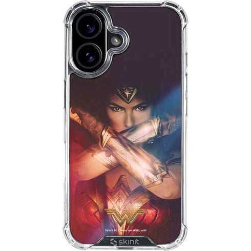 DC Comics Wonder Woman Profile Character Poster iPhone 16 Plus Clear Case