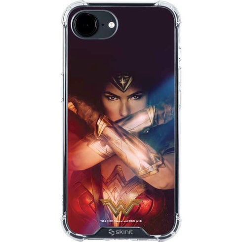 DC Comics Wonder Woman Profile Character Poster iPhone 16e Clear Case