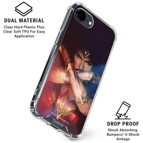 DC Comics Wonder Woman Profile Character Poster iPhone 16e Clear Case