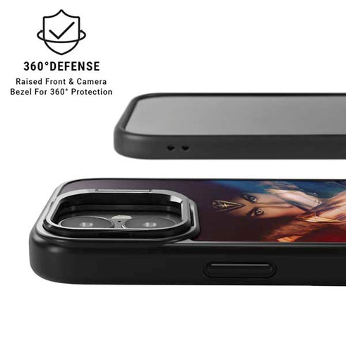 DC Comics Wonder Woman Profile Character Poster iPhone 17 Kickstand Case