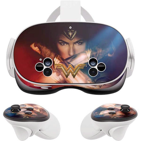 DC Comics Wonder Woman Profile Character Poster Meta Quest 3S Skin