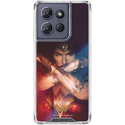 DC Comics Wonder Woman Profile Character Poster Moto G Power 5G (2025) Clear Case
